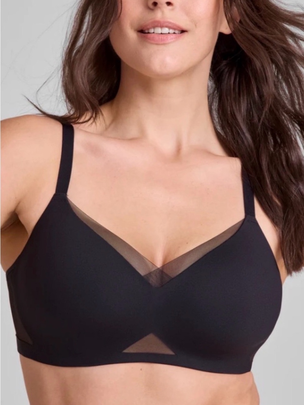 HONEYLOVE CrossOver Contour Bra Runway Black 1X